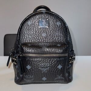MCM 8” X-MINI Stark Bebe Boo Backpack in Black